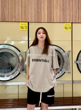 FOG Essentials复线 支线 ss20ss 胶印 Boxy Logo正面 T恤短袖