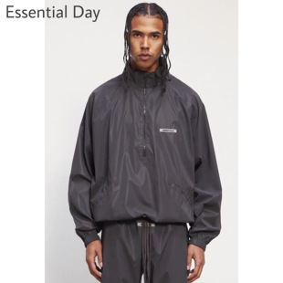 20ss 炫彩尼龙 防风外套冲锋衣 夹克 FOG 半拉链 Essentials