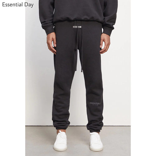 20ss复线高街反光logo束脚卫裤