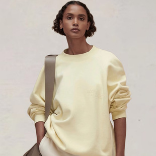 Essentials FOG God FW22基础LOGO圆领套头加绒卫衣 Fear