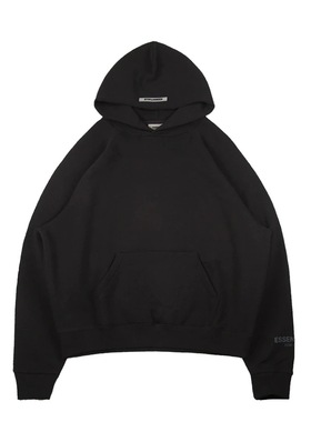 FOG Fear Of God Essentials FW20袖标LOGO插肩连帽加绒卫衣 帽衫