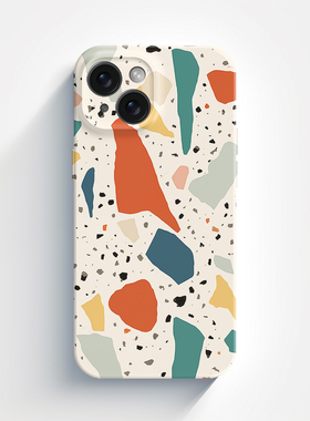 莫兰迪配色艺术手机壳适用iPhone15promax苹果14菲林13美术生12涂鸦16华为mate60荣耀P70小米vivox100一加11