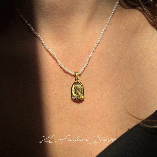 HerminaAthens健康女神珍珠项链