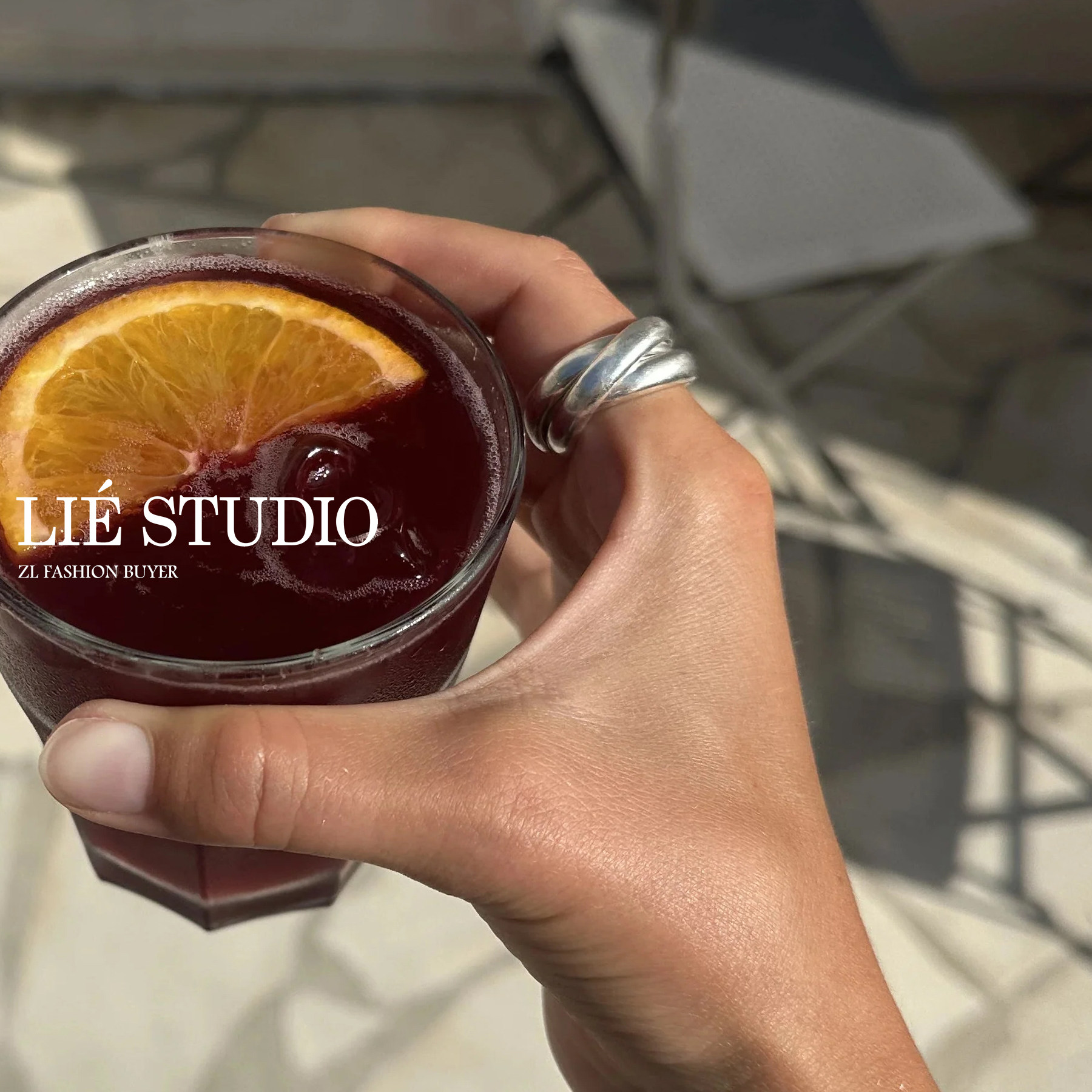 现货Lie Studio三圆环交叉X形可活动重工质感丹麦高级简约戒指