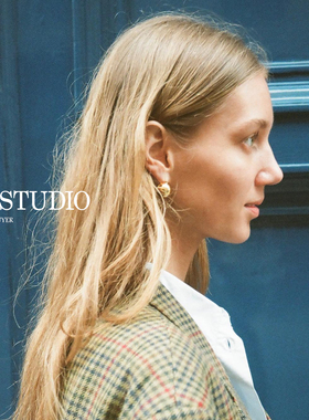 现货Lie Studio圆球圆珠重工极简丹麦高级耳环官方授权 宋轶同款