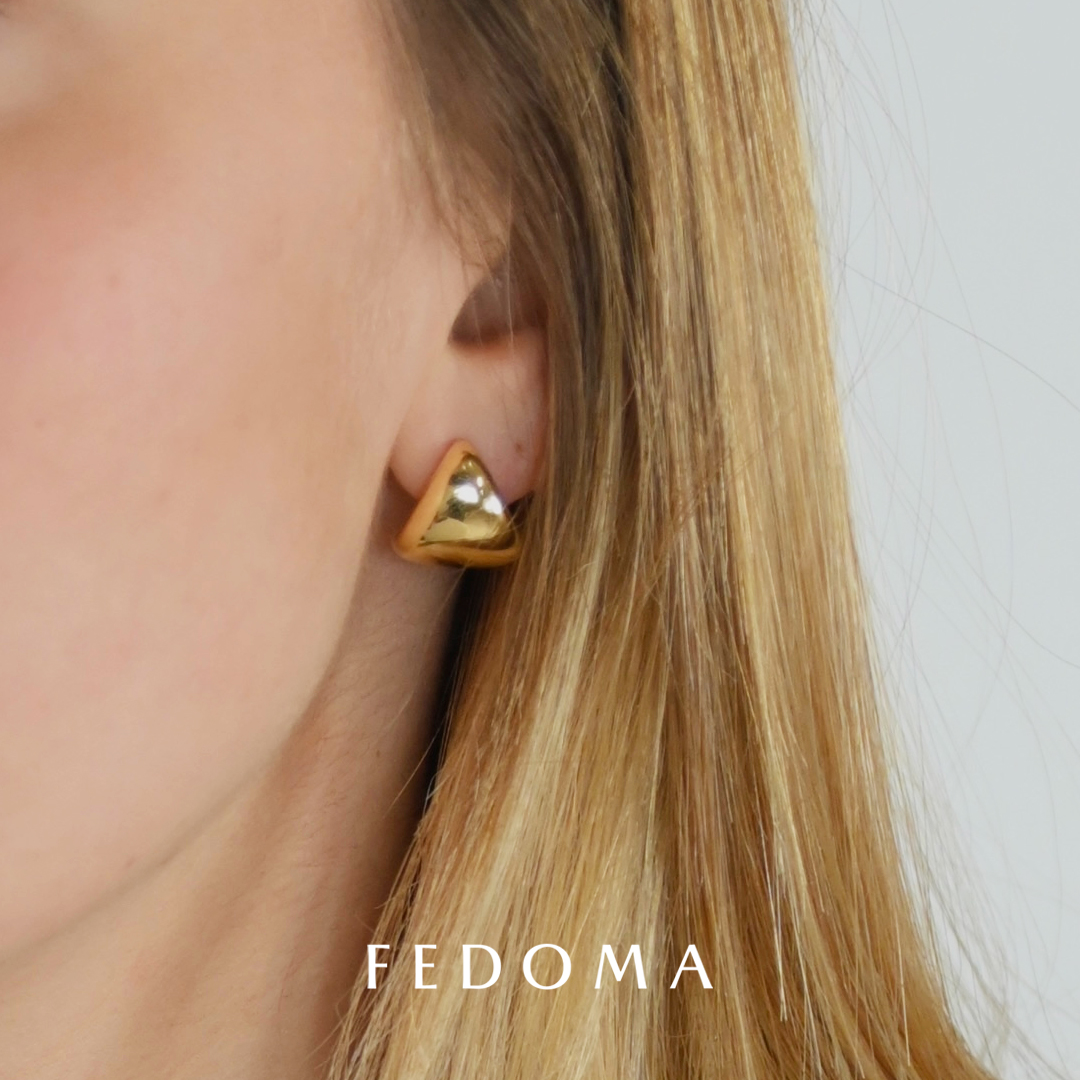 官方授权Fedoma三角形几何极简风小众设计高级耳钉Suggy_L 同款