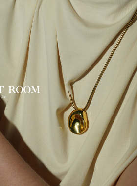 SOFTROOM石砚异形锁盒长项链