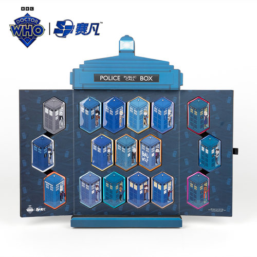 神秘博士Tardis双闪金属吧唧徽章