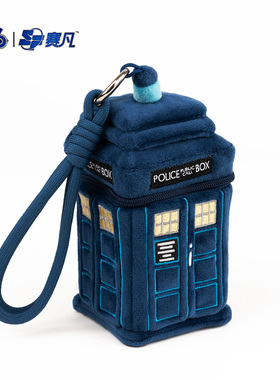 赛凡自研Doctor Who神秘博士Tardis塔迪斯毛绒挂件折叠印花购物袋