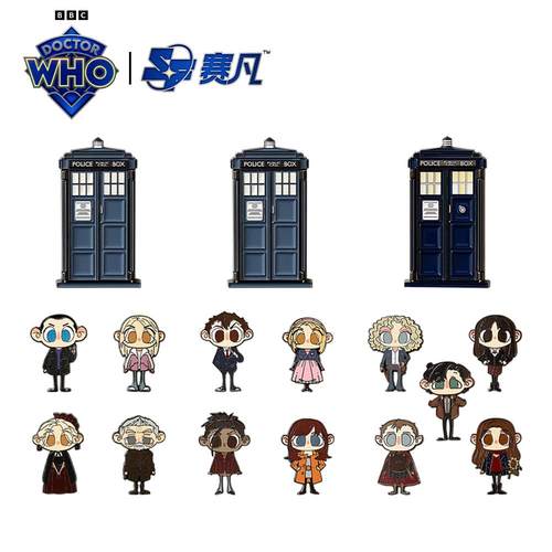 神秘博士Tardis金属徽章