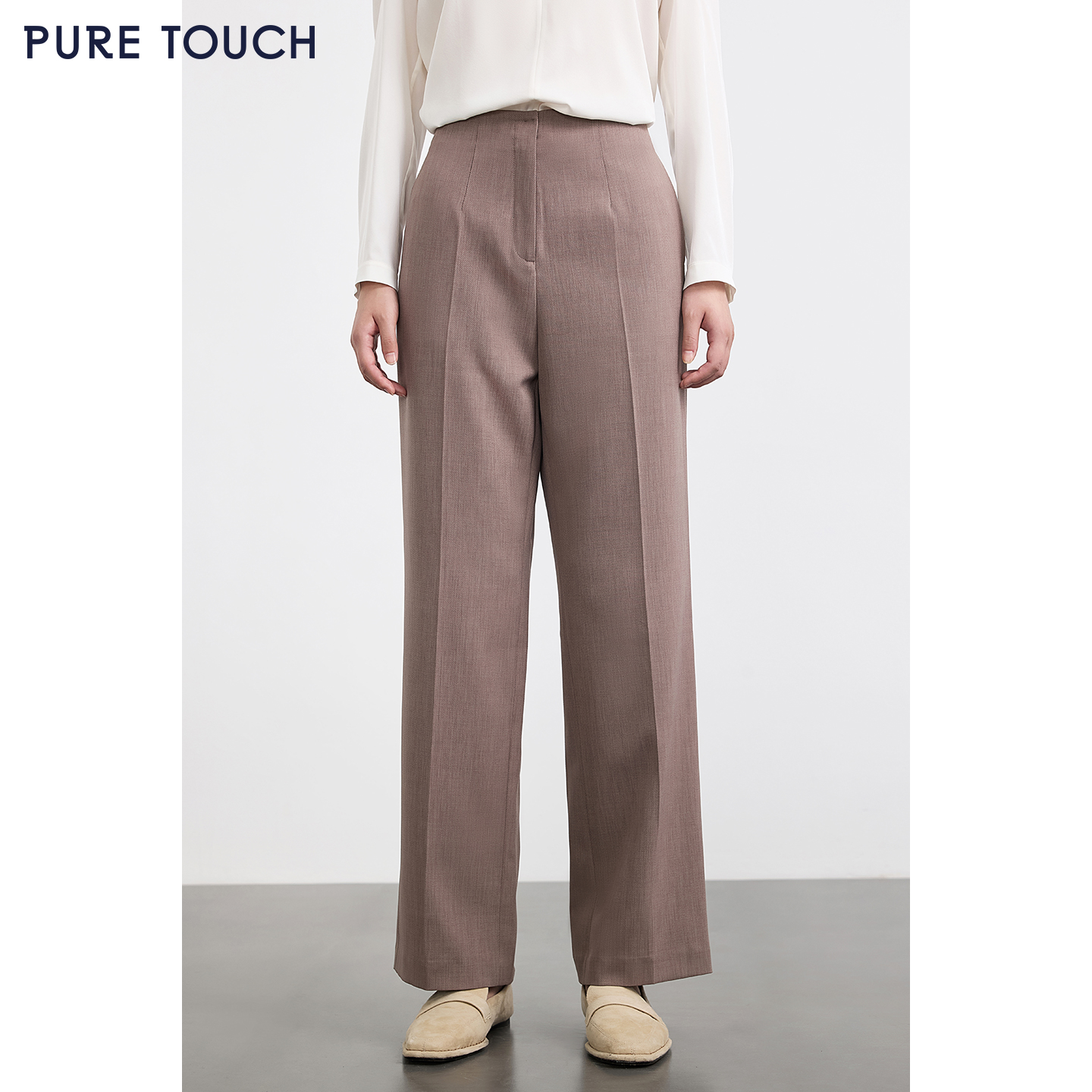 进口斜纹面料前中缝定烫处理