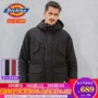 Quần áo cotton trùm đầu chống nước Dickies 3M Xueli thư ruy băng cotton áo khoác dày nam 173M10EC09 - Bông áo khoác nam kaki