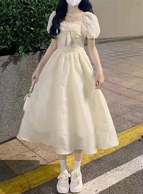 女大童泡泡袖连衣裙夏装