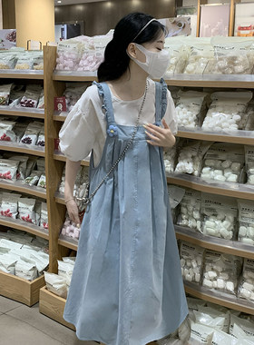 女大童甜美连衣裙套装夏季