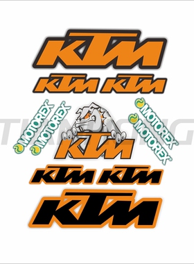 适用于KTM反光贴Duke杜克RC/R2R/200/390/690/250车身头盔装饰贴