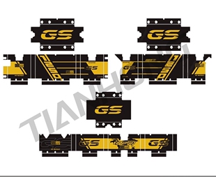 R1200GS水鸟R1250GS ADV改装三箱贴纸原厂边箱贴花反光耐磨