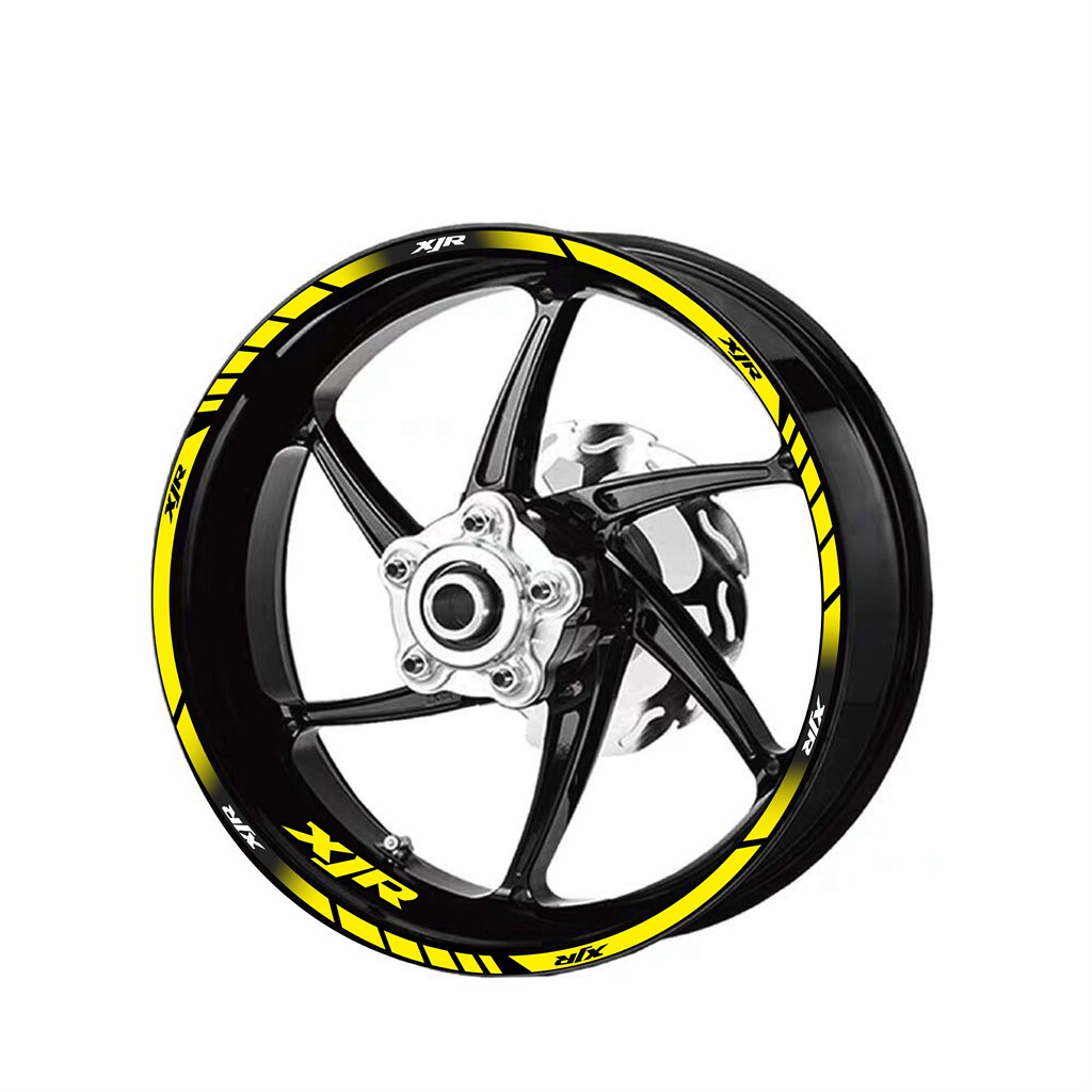 适用于雅马哈 XJR 400/1200/1300 改装轮毂轮圈钢圈个性贴纸 贴花