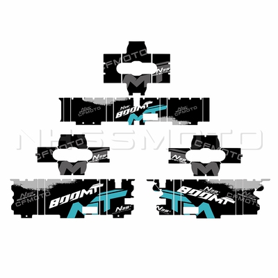 适用春风800MT三箱贴纸 贴画 MT800加厚磨砂贴花防水防晒版画配件