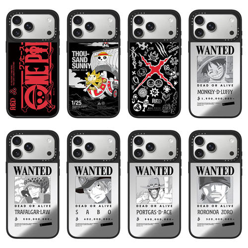 CASEJiAK海贼王悬赏令阳光梅丽号适用于iPhone苹果17 16Pro Max手机壳15/14Plus13 12pro磁吸Air防摔保护套
