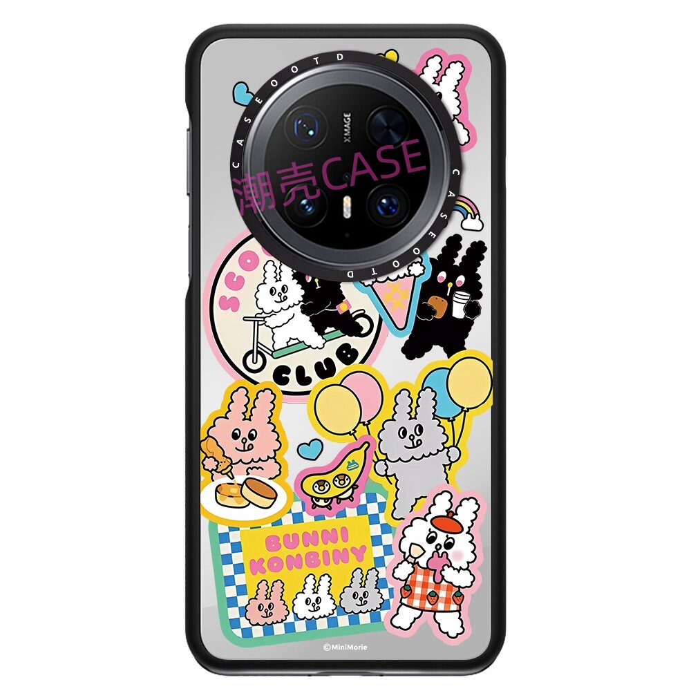 CASEOOTD可爱兔子小镇适用于华为mate80Pro Max手机壳防摔Mate70Pro/60Pro+手机壳磁吸保护套