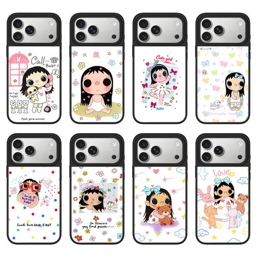 新款可爱yuy小玉女孩适用于iPhone苹果17 16Pro Max手机壳15/14Plus13 12pro磁吸Air防摔保护套