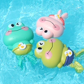 戏水游泳青蛙宝宝洗澡玩具儿童洗澡男孩女孩玩水洗澡神器婴儿浴室