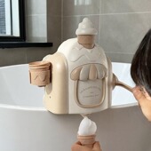 儿童冰淇淋泡泡制造机宝宝欢乐沐浴戏水玩具婴儿浴室洗澡哄娃神器