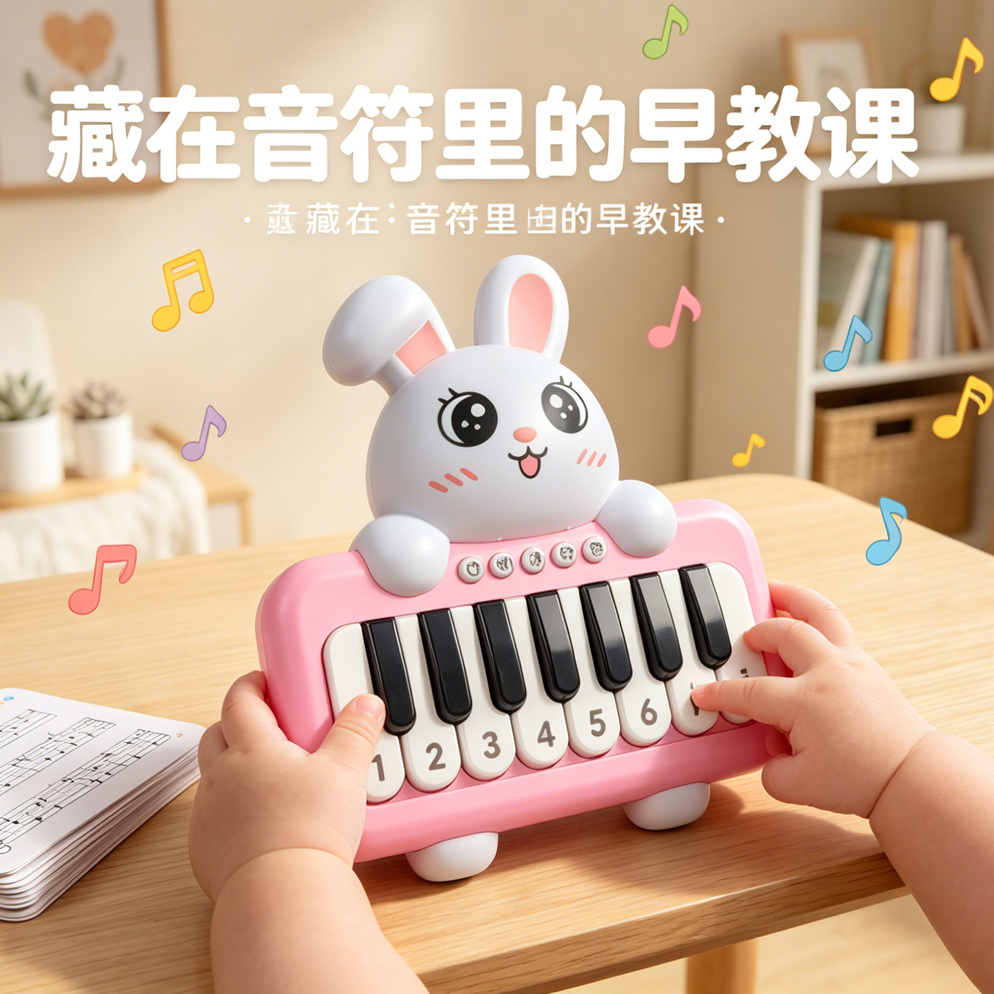 儿童电子琴多功能小钢琴0-3岁男女孩婴幼儿益智宝宝早教音乐玩具