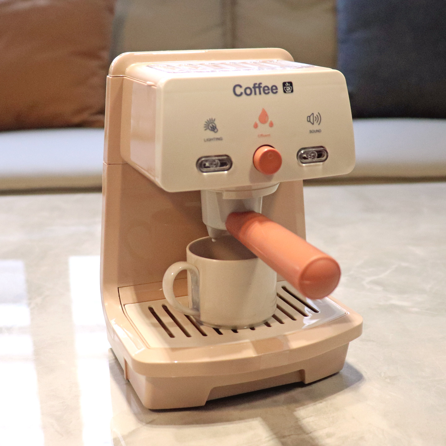 北欧仿真咖啡机过家家玩具