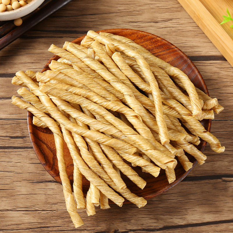 大豆素肉不加盐辣条儿时豆干蛋白肉豆棍豆棒豆卷辣片豆筋皮干货