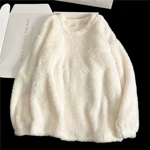 冬季保暖睡衣女上衣单件珊瑚绒加厚加绒外套可外穿套头大码家居服