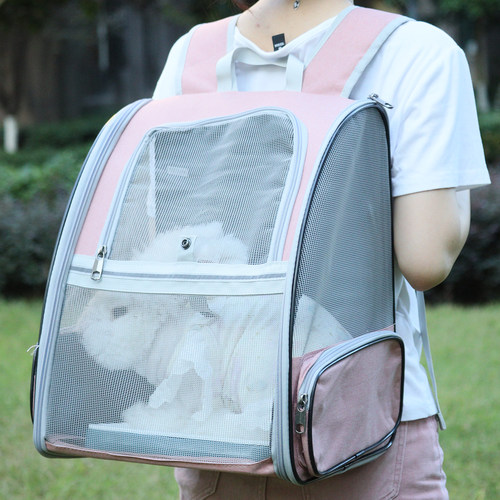 兔子外出便携宠物双肩透气轻便外带侏儒兔荷兰猪龙猫大容量背包