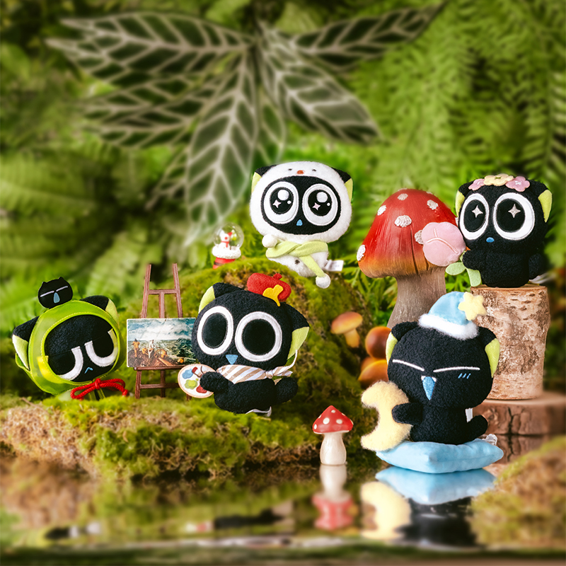 歪瓜出品 罗小黑 四季之旅毛绒盲盒 女生可爱公仔玩偶电影周边