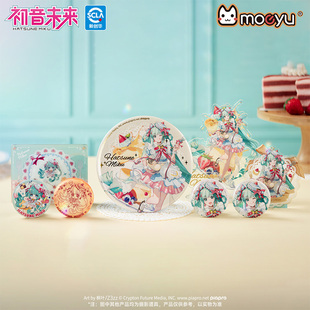 moeyu初音未来甜美交织系列徽章亚克力立牌挂件摇摇乐摆件周边