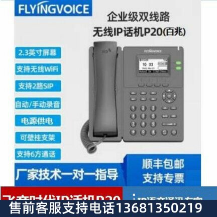 FLYINGVOICE飞音时代无线IP电话机P20/P21/P22/P23G P W 广州