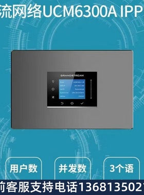Grandstream潮流网络UCM6300A IPPBX电话交换机 集团电话 SIP程控