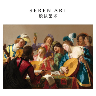 饰1000片送礼物名画拼图 SEREN ART 海牙音乐会 设认艺术家居装