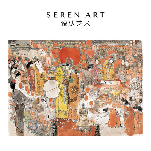 SEREN ART《红楼梦》联名戴敦邦艺术国风1000片拼图成人装饰挂画