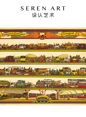 SEREN ART《马上之城》1000片高级经典复古老钱名画装饰减压收藏