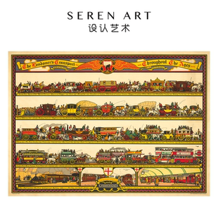 SEREN ART《马上之城》1000片高级经典复古老钱名画装饰减压收藏