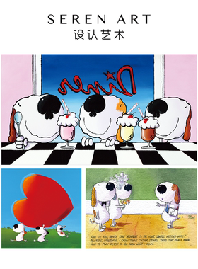 SEREN ART《要快乐》500/740片狗狗情绪拼图美式治愈软糯送礼好物