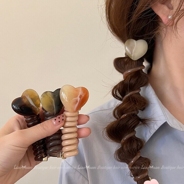日系简约泡泡辫头绳女2024