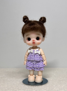 迷你软陶娃 手工娃娃 12分娃 幼体娃 迷你bjd
