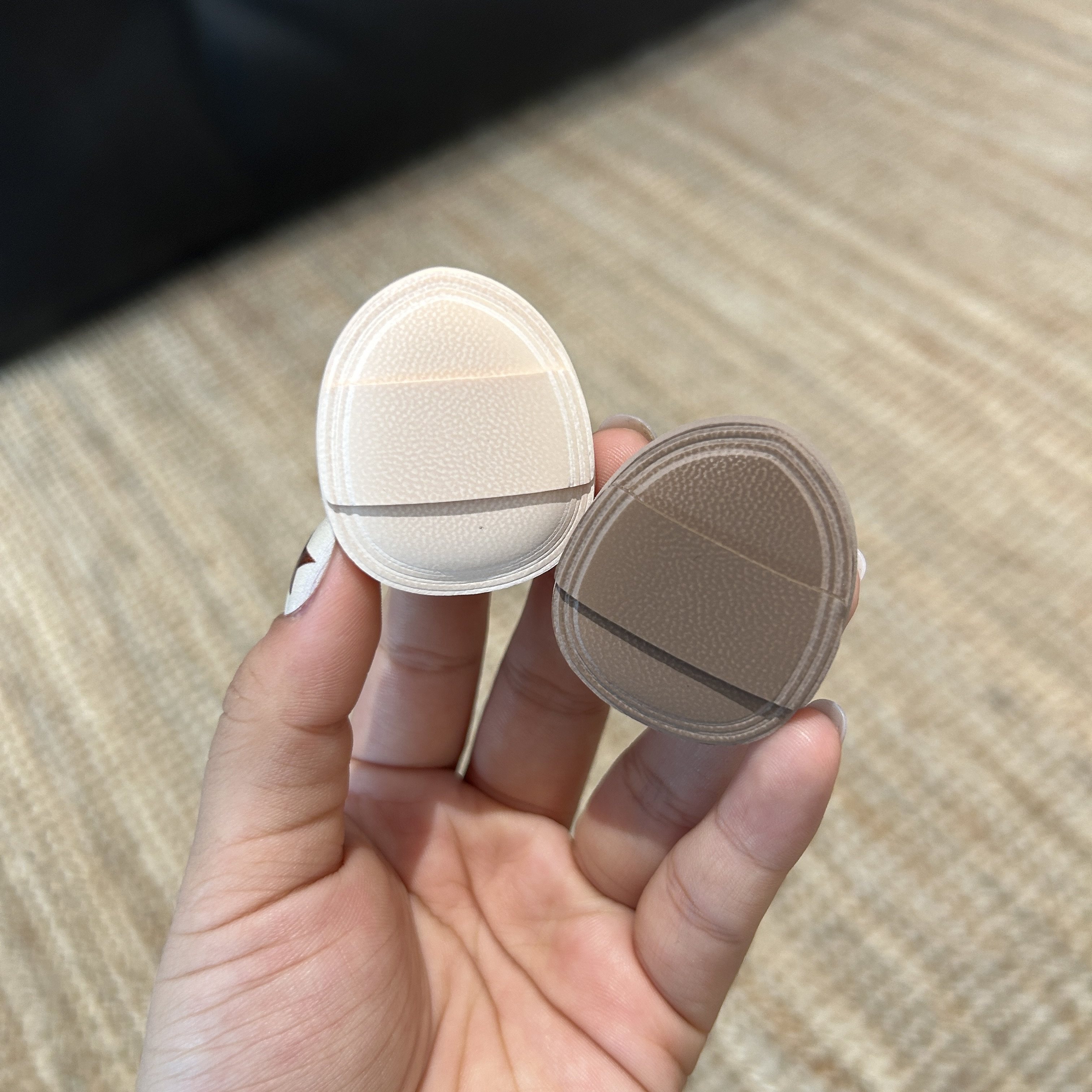 巨软！奶皮拇指粉扑海绵粉底液遮瑕加厚腮红干湿两用柔软不吃粉