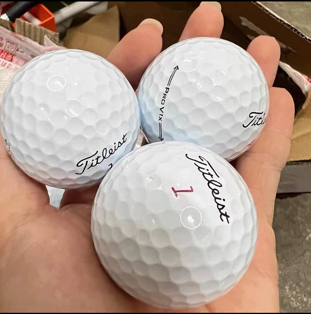 高尔夫球Titleist prov1/x三四层加长版三线左杆/AVX高尔夫二手球