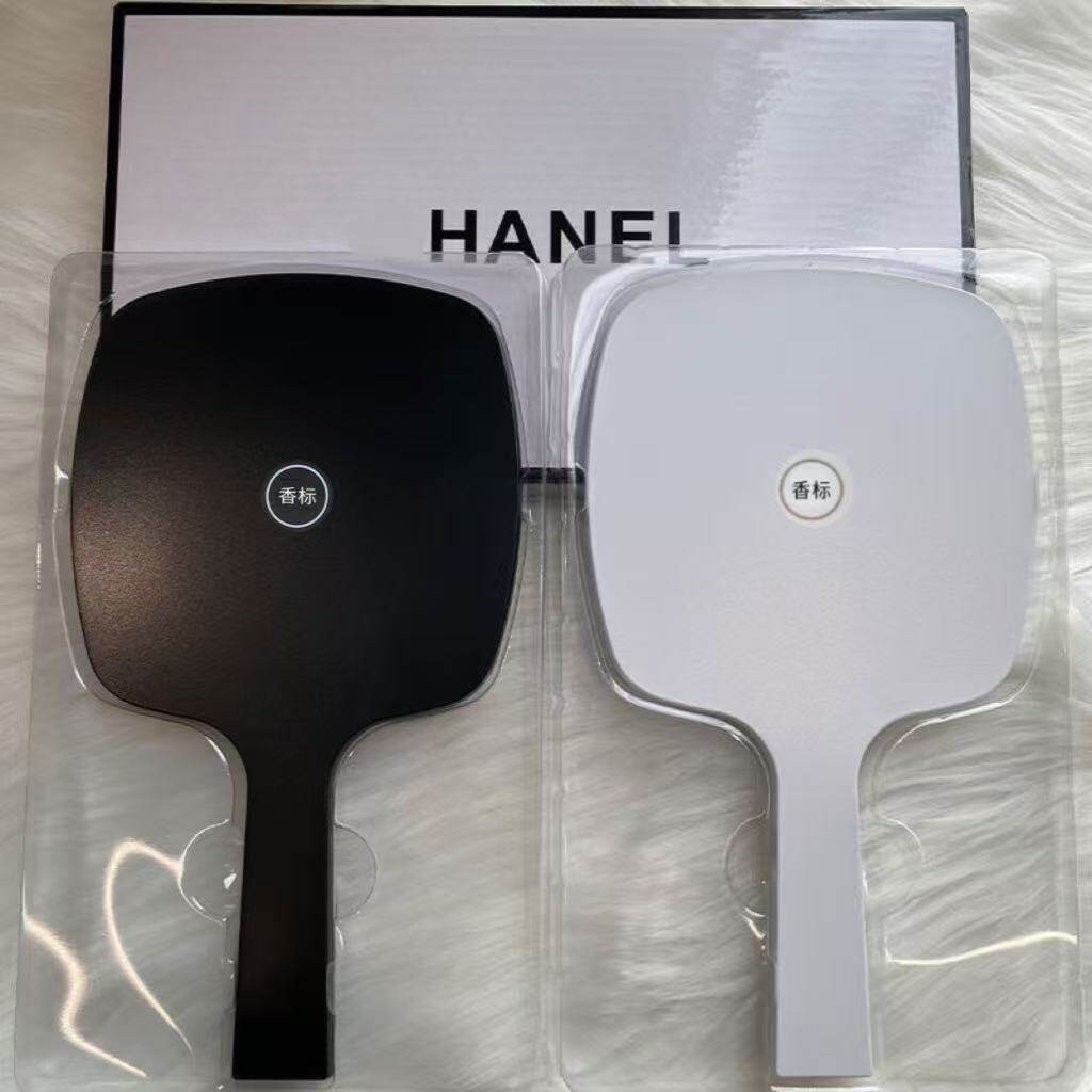 小香简约镜子高清专用手柄定制化妆镜化妆高级美容院手持梳妆随身