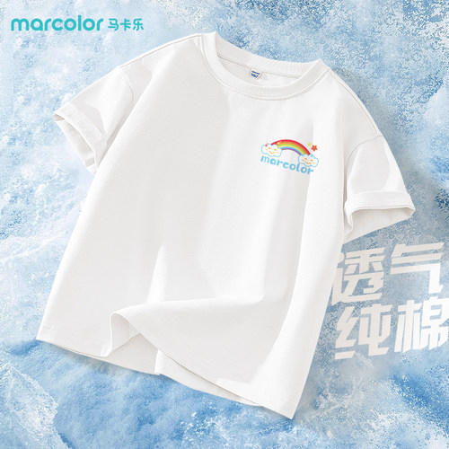 女童短袖t恤夏季2026新款纯棉