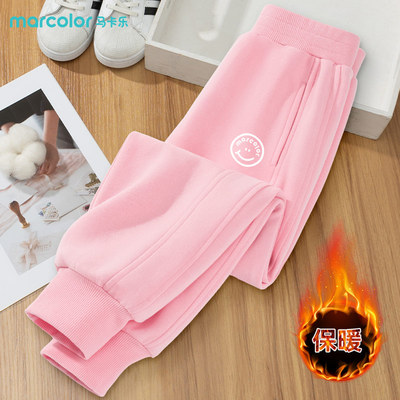 马卡乐童装女童裤子秋冬款