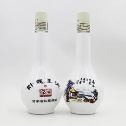 河南南阳白酒52度浓香型纯粮食白酒卧龙玉液小半斤礼品酒整箱包邮