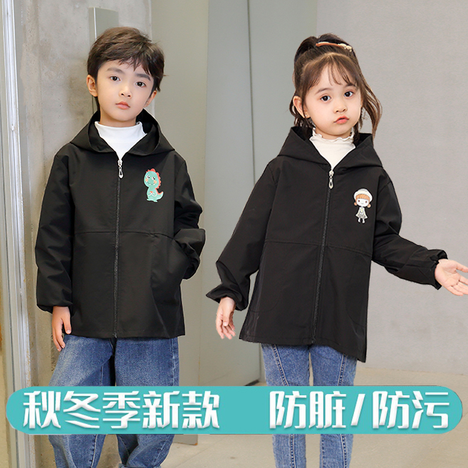 秋冬款幼儿园围裙防水耐脏